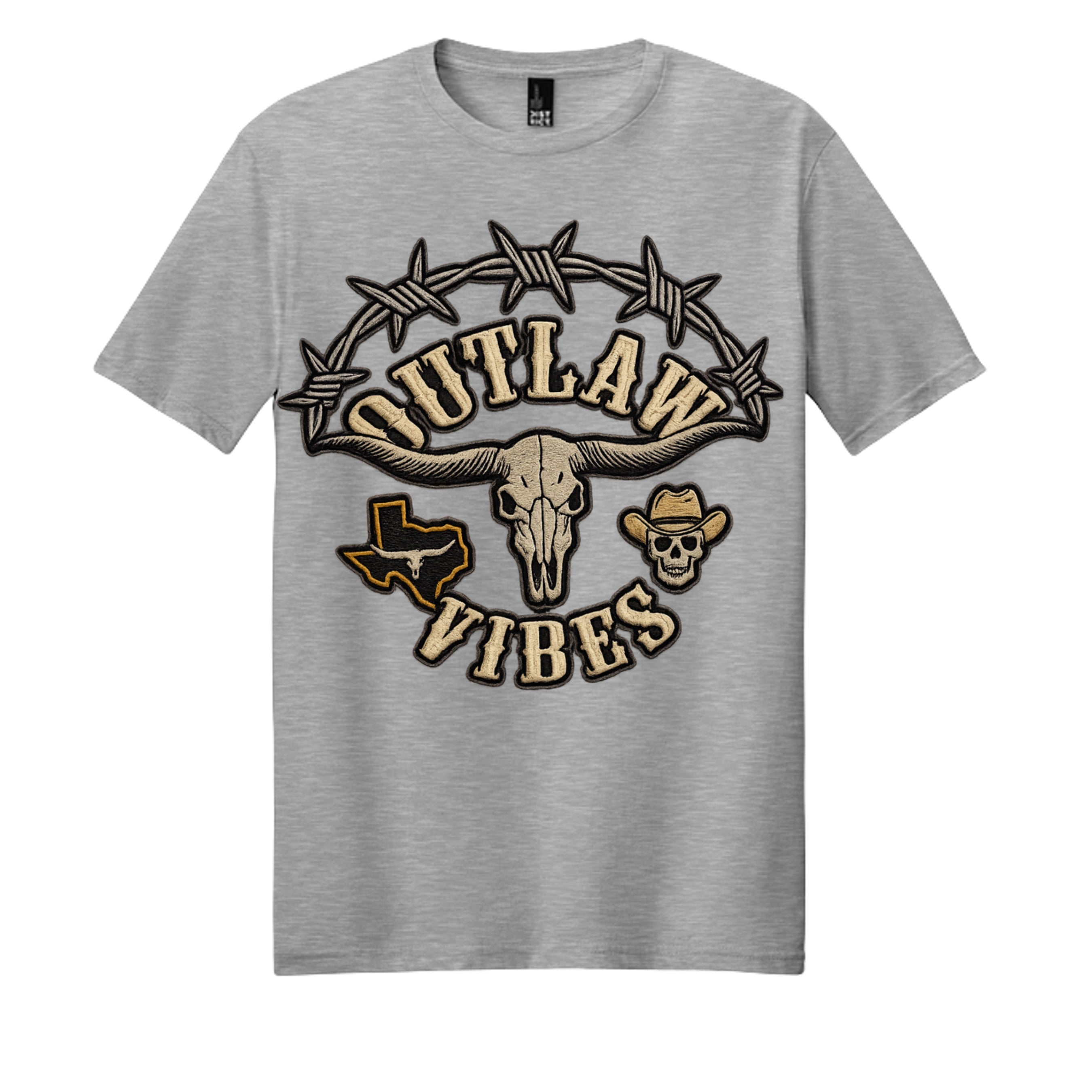 Light Heather Grey - DM108 - FRONT